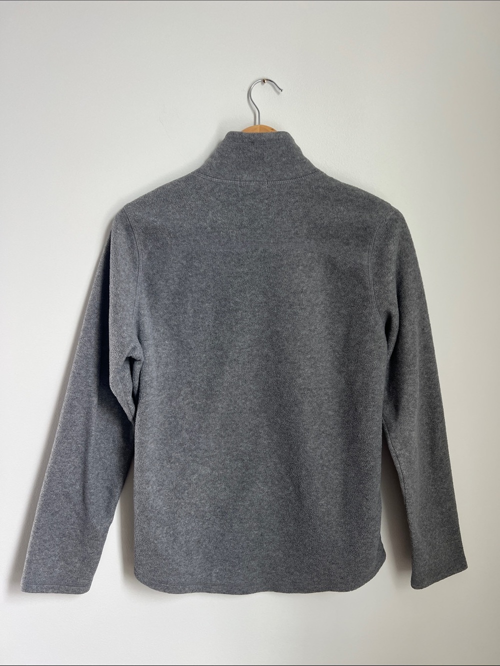 Old Navy | Gray Teddy Fleece Full-Zip Jacket Comfy Cozy Activewear Medium - Picture 9 of 17